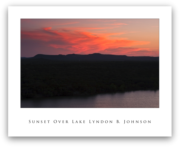 Sunset Over Lake LBJ