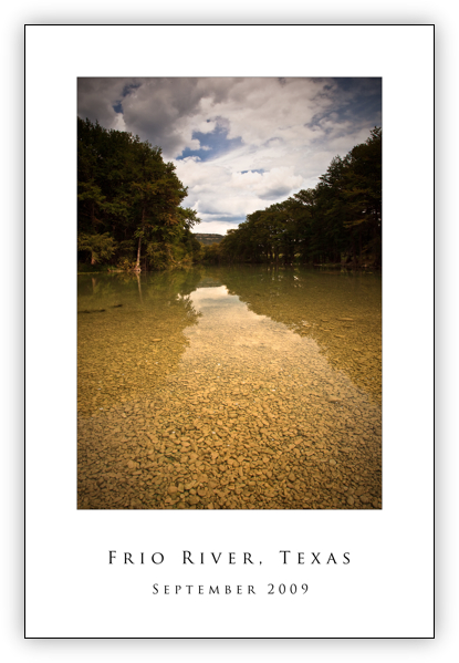 Frio River in Concan, Texas