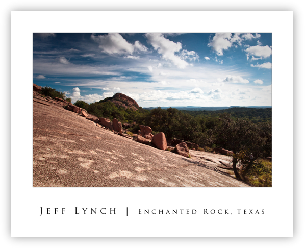 Enchanted Rock, Texas 20 x 16 Poster