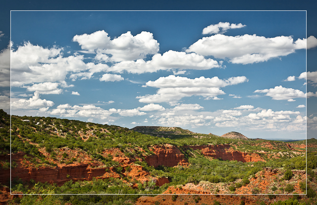 Caprock Canyon in Summer